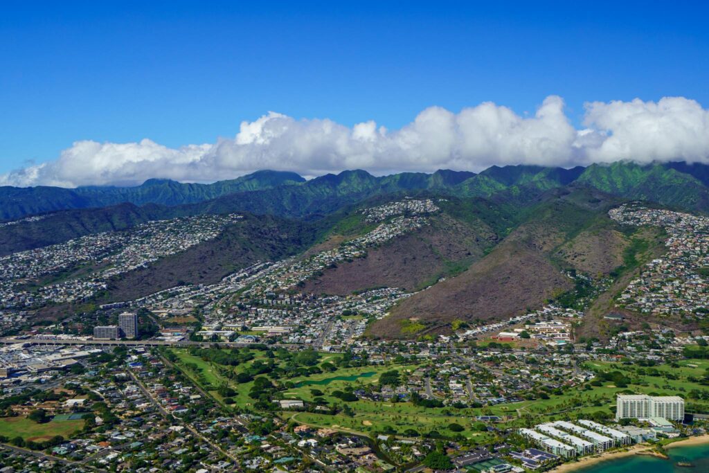 Aerial View of Honolulu